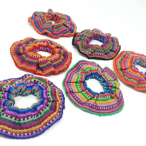 Serape Blanket Hair Scrunchie