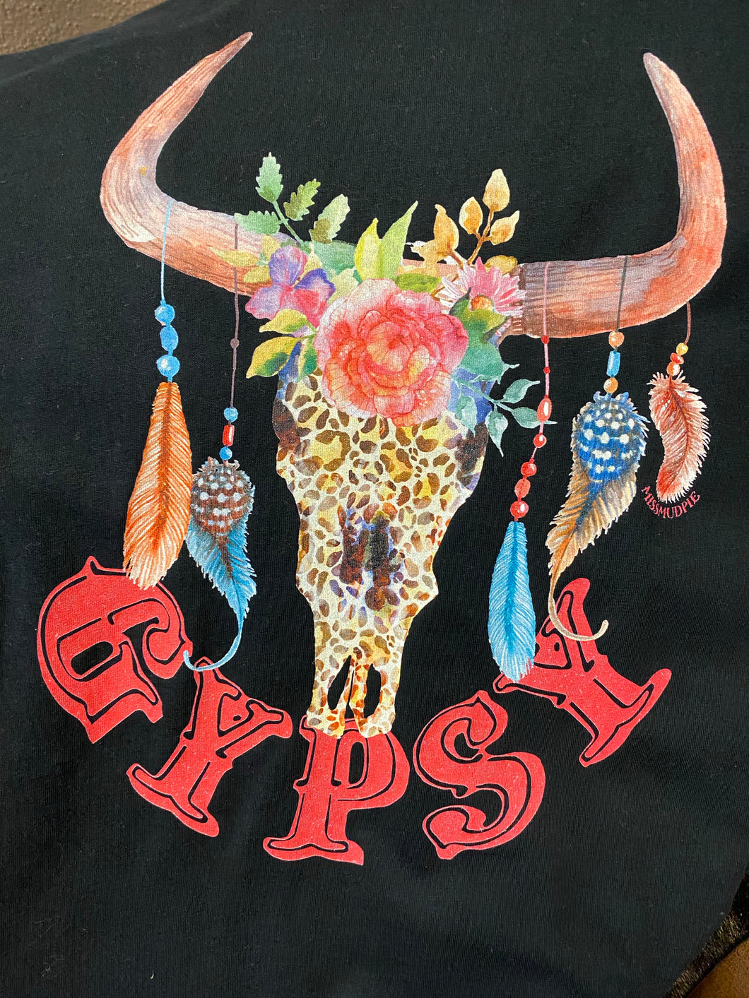Gypsy Cowhead graphic Tee