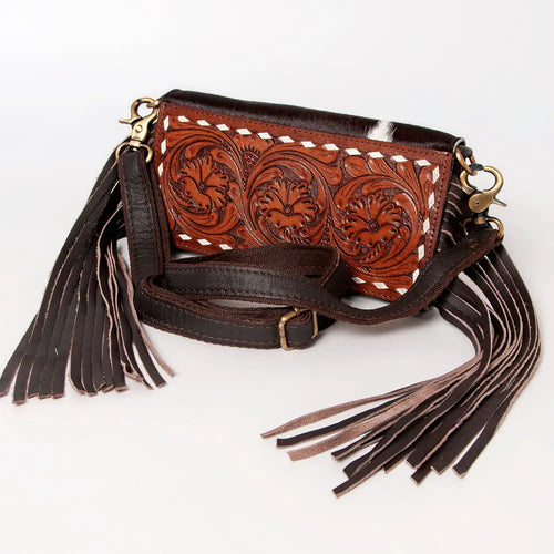Not So Common Tooled Cowhide Convertible Wallet