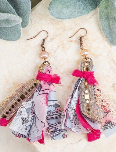 Boho Fringe Tassel Earrings