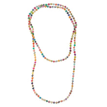 Kantha Bead Dotted Long Necklace