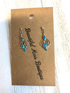 Native Turquoise & Sterling Earrings