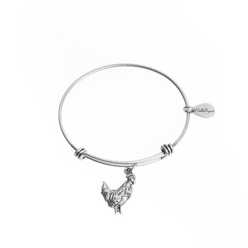 Stackable charm Bangle - 🐓