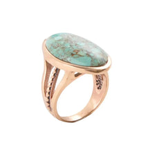 Dreamy Turquoise & Copper Ring