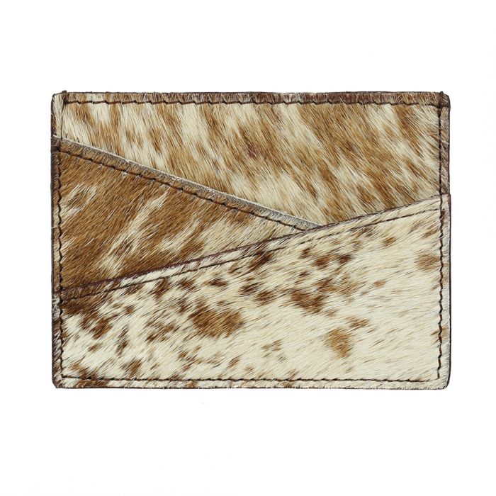 Cowhide Leather Credit Card Wallet