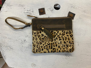 Gilded Leopard Pouch