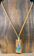 Handmade Wood & Leather Necklace