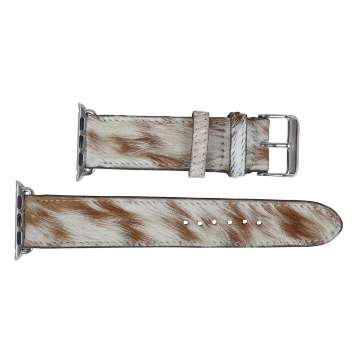 Large Leather Cowhide Apple Watch Band