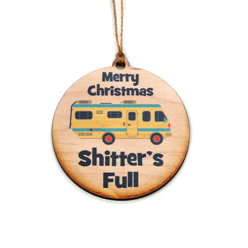 Shitter’s Full Christmas Ornament