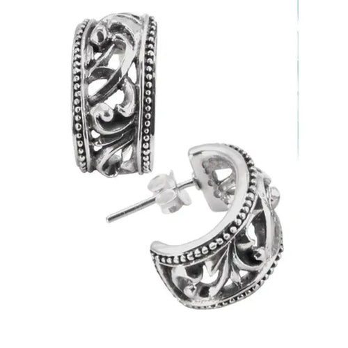 Sterling Silver Huggie Hoops