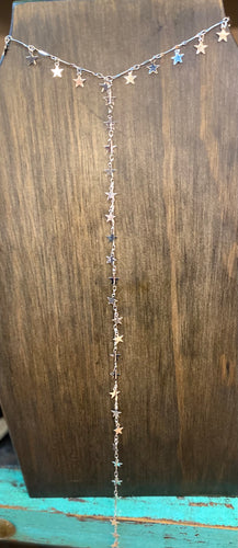 Star ⭐️ Drop Necklace - Silver