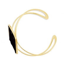 Gilded Cowhide Gold Cuff