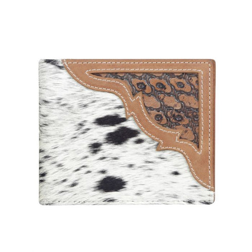 Men’s Cowhide Imprint Bifold Wallet