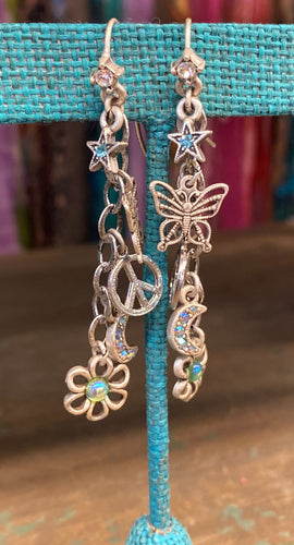 Hippie Love Dangle Earrings
