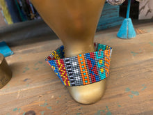 Magnetic Aztec Seed-Bead Bracelet