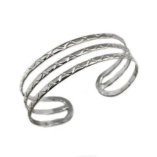 Silver Plated Adjustable Cuff