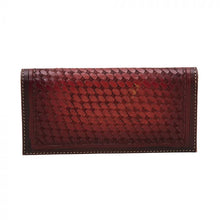 Red Rush Tooled Leather Wallet