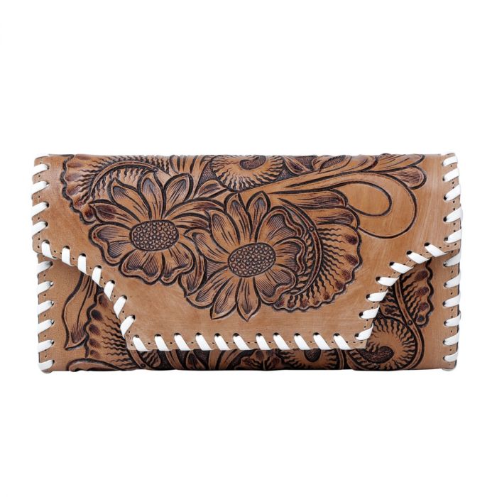 Cut It Out Leather Wallet