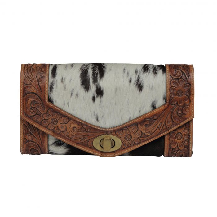 The Adventurer Cowhide & Tooled Leather Wallet