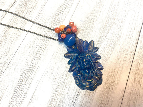 Head Chief FL style Charm Handmade Necklace