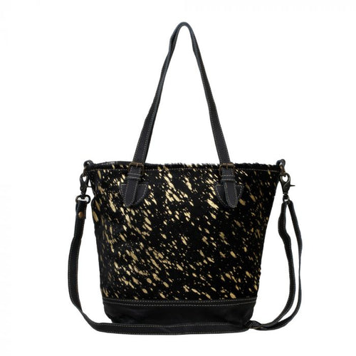 CELESTIAL CANVAS AND HAIRON BAG