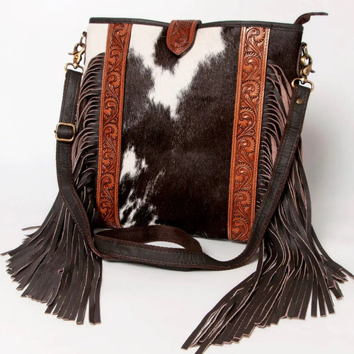 The Regal Cowhide Fringe Bag