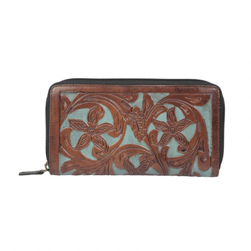 Petra Tooled Leather Wallet