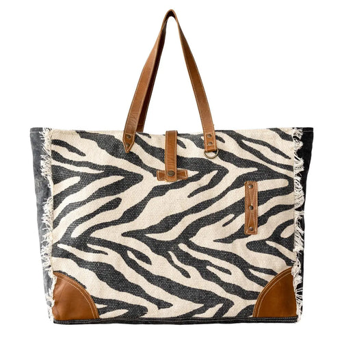 Zebra Printed Weekender
