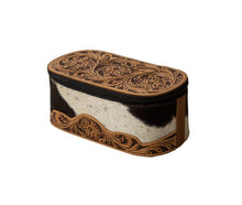 Hand Tooled Cowhide Makeup Kit