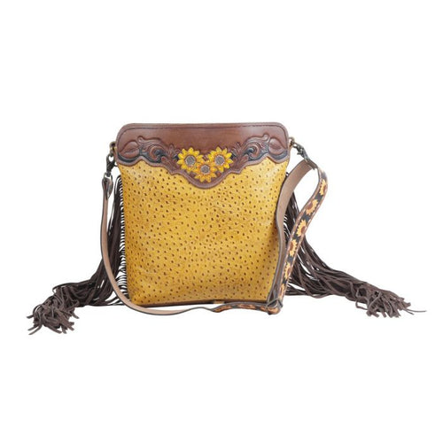 Sunshine Leather Fringe Bag