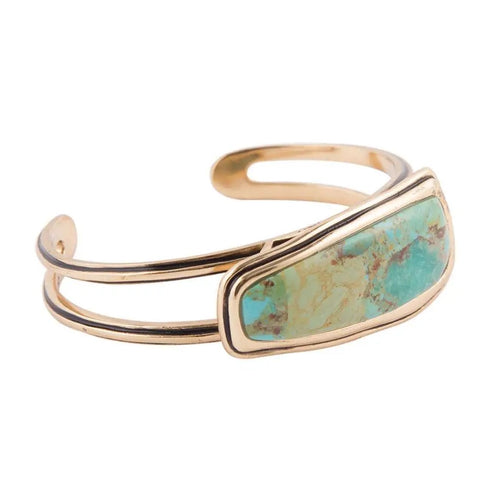 Simplicity Turquoise & Bronze Cuff