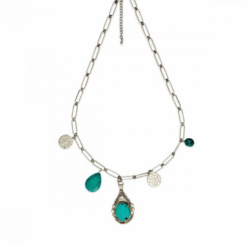 Turquoise Stone Necklace