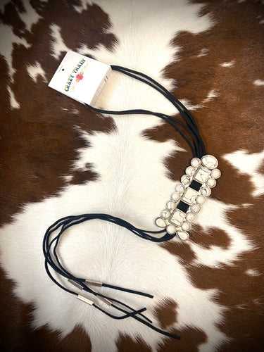 Crazy Train Blazing Trail Bolo Necklace