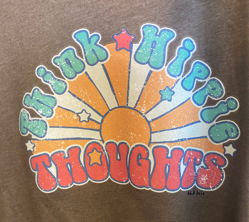 Think Hippie Thoughts Graphic Tee