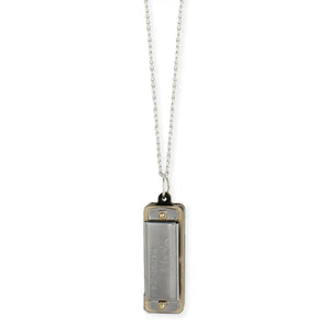 Sometimes You Need A Harmonica... Necklace