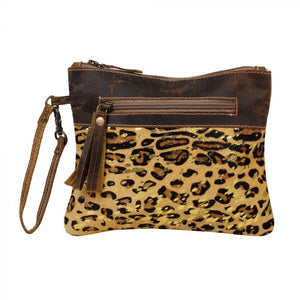 Gilded Leopard Pouch