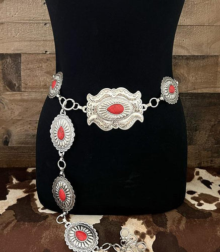 “It’s Rodeo Time” Concho belt
