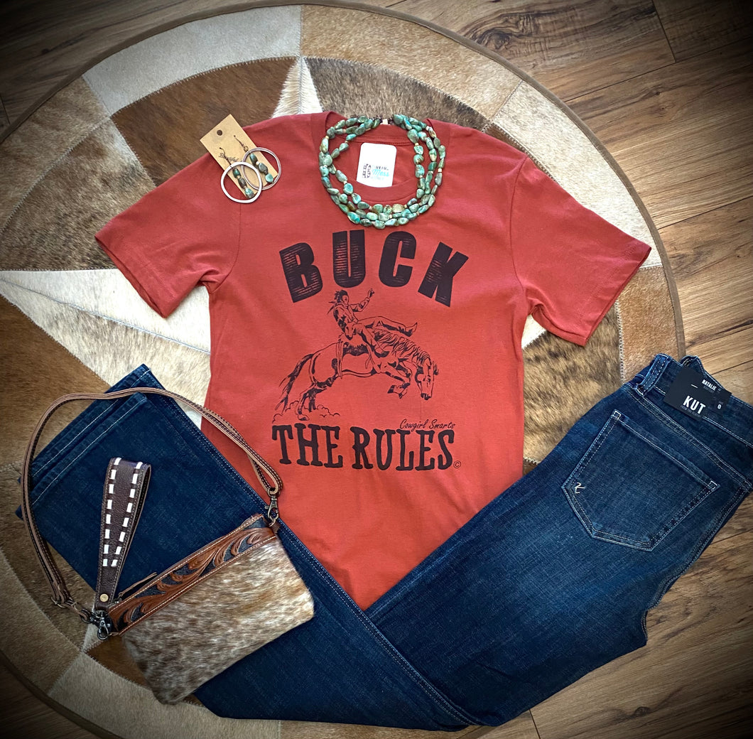 Buck The Rules Short Sleeve Graphic Tee