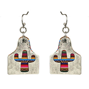 Cut-It-Out Cows Tag Earrings