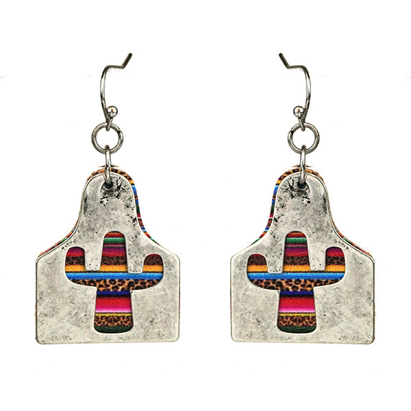 Cut-It-Out Cows Tag Earrings