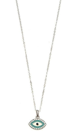 Evil Eye Mini Pendant Necklace