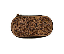 Hand Tooled Cowhide Makeup Kit