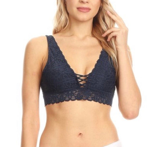 Criss-Cross Lace Bralette