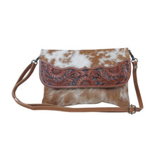 Perfectly Essential Cowhide Tooled Leather Bag