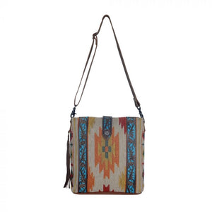 Bright Beams Leather Accent Bag