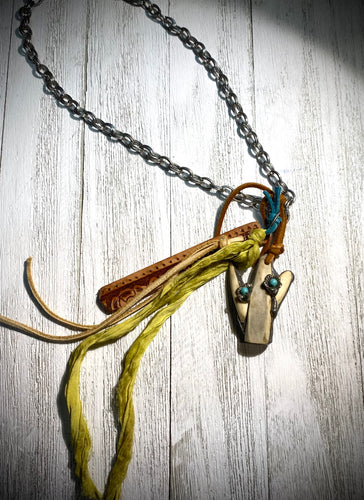 Handmade Cactus Charm Necklace