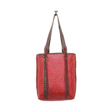 The Envy Red Leather Tote
