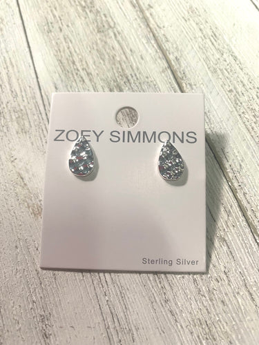 Sterling Mini Teardrop Studs