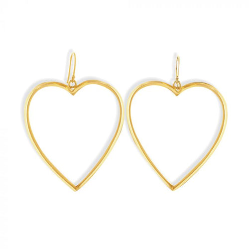 THE GOLDEN HEARTS DROP EARRINGS