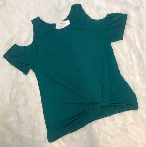 Open-Shoulder Knot Top